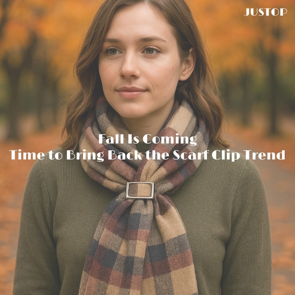 Hexingsheng Jewelry | Fall Is Coming – Time to Bring Back the Scarf Clip Trend