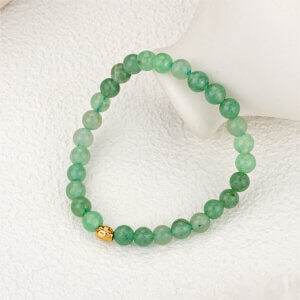 Natural Stone Beaded Bracelets Accented with Stainless Steel Beads