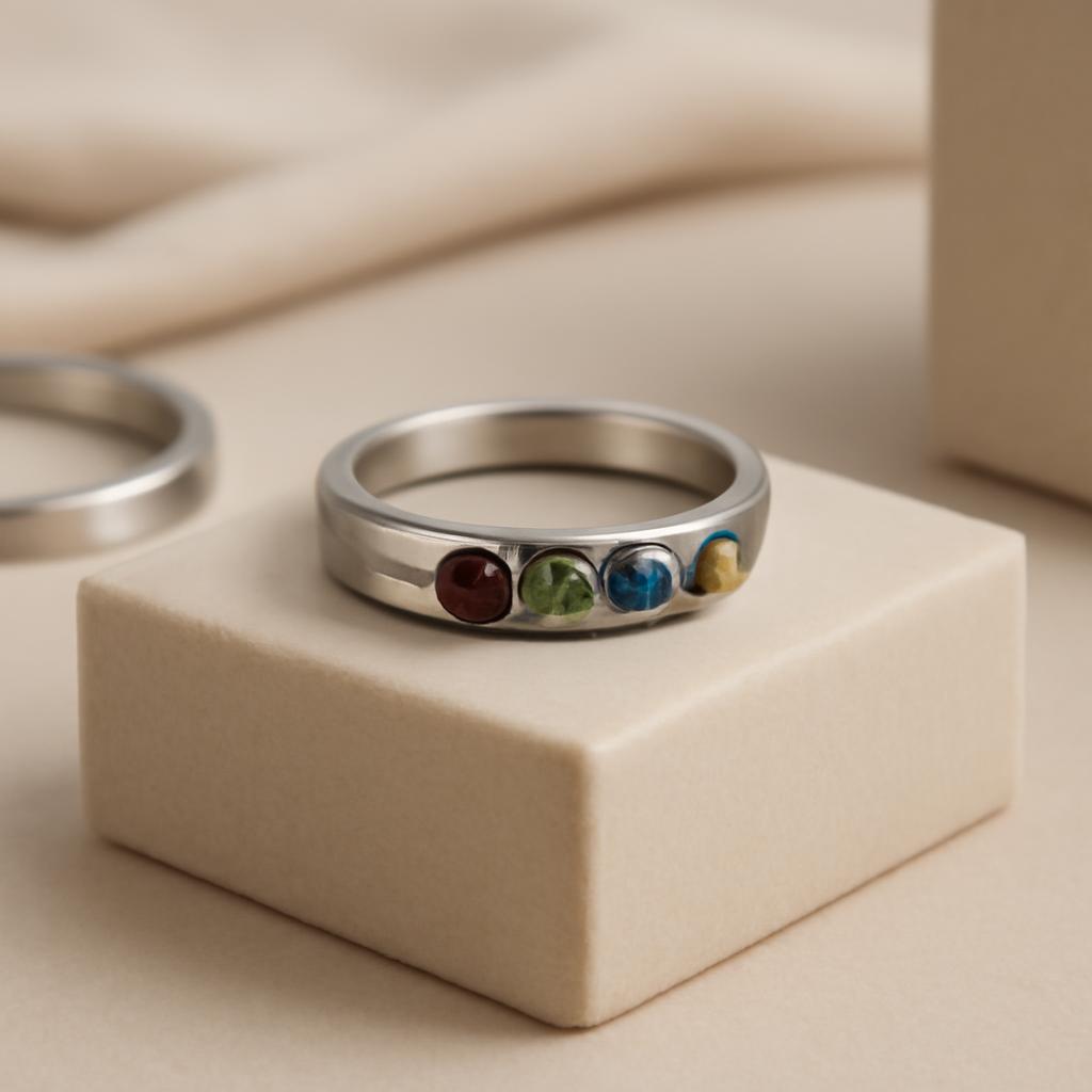 Hexingsheng Jewelry | Stainless Steel Mothers Rings: Personalized Elegance for Every Family